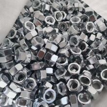 4.8级国标镀锌螺母螺帽六角螺丝母M3M4M5M6m8m10m12m14M16m18