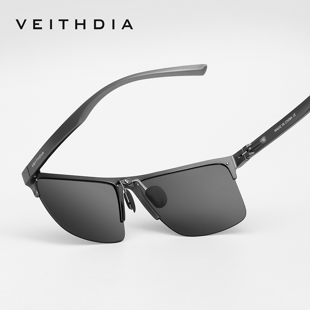 Gafas de sol cuadradas para hombres, gafas de sol, polarizador de aluminio y magnesio, pesca, conducción, espejo del conductor, espejo de conducción, venta al por mayor 6632