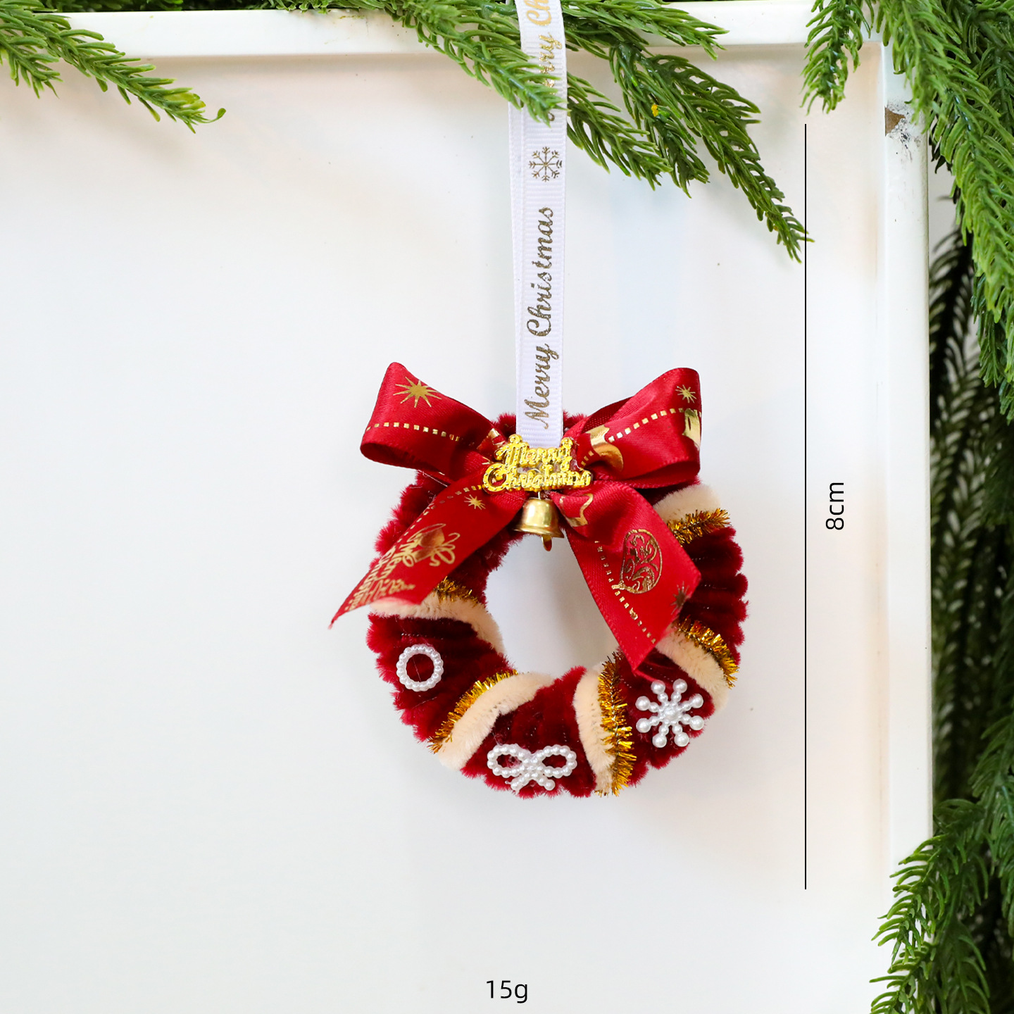 Shengyuan nuevo torsión varilla de tela de navidad colgante DIY árbol de Navidad decoración arco de guirlandas productos terminados