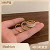 Fashionable ring, brand set, 3 piece set, on index finger