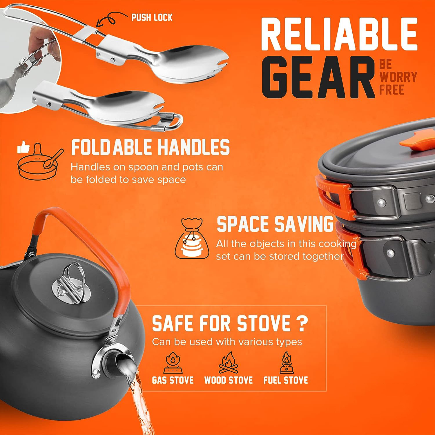Camping Cookware Set 8