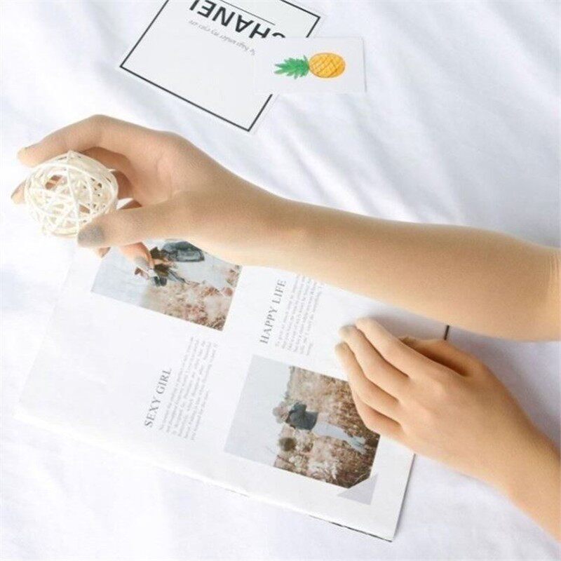 Ultra-Long, Ultra-Thin, Seamless, Snag-Resistant Five-Finger Bridal Wedding Dress Long Version Skin-Colored Sleeves, Sun Protection, Transparent Ultra-Long, Ultra-Thin, Seamless, Snag-Resistant Five-Finger Bridal Wedding Dress Long Version Skin-Colored Sleeves, Sun Protection, Transparent