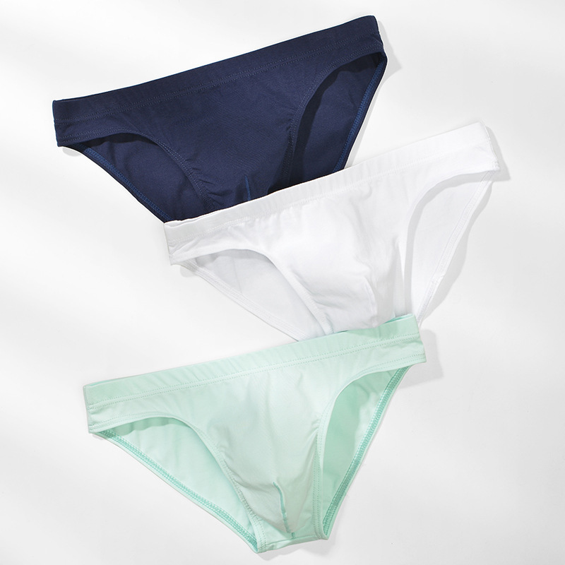 Men's Pure Cotton Underwear, Low-Waist Breathable Briefs, Comfortable Sweat-Absorbent Sexy Trendy Briefs, Thin Style for Men Men's Pure Cotton Underwear, Low-Waist Breathable Briefs, Comfortable Sweat-Absorbent Sexy Trendy Briefs, Thin Style for Men