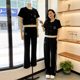 时尚休闲套装;连衣裙;女式针织衫