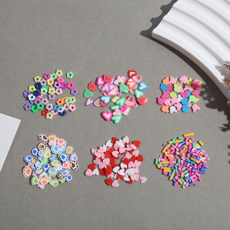 Directly from the Manufacturer: Mixed Soft Clay Slices, Heart-Shaped Cat Paw, Small Flower Nail Art Cream Glue, DIY Slime Filling Accessories Directly from the Manufacturer: Mixed Soft Clay Slices, Heart-Shaped Cat Paw, Small Flower Nail Art Cream Glue, DIY Slime Filling Accessories