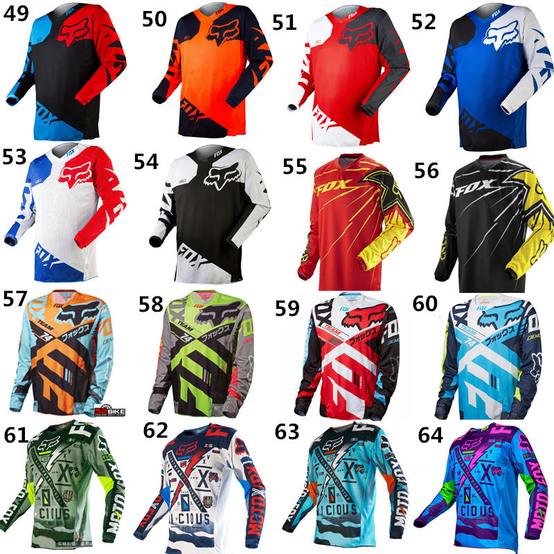 New Fox Fox Head Downhill Suit Mountain Bike Cycling Suit Top Long-Sleeved Off-Road Racing Suit Quick-Drying T-Shirt New Fox Fox Head Downhill Suit Mountain Bike Cycling Suit Top Long-Sleeved Off-Road Racing Suit Quick-Drying T-Shirt