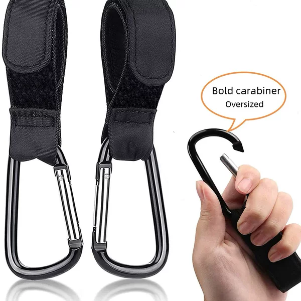 Amazon's Best-Selling Stroller Hooks, High-Quality Stroller Hooks, Carabiner Hooks, Velcro Hooks, Stroller Nylon Material