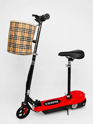 Electric scooter, foldable electric Qatlanan elektrik skuterlər - red