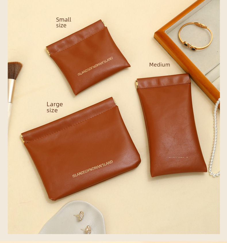 Nouveau sac de rangement en PU pour éclats d'obus, mini porte-monnaie pour femme, portefeuille pour femme, sac à cartes, sac de grande qualité, sac à cosmétiques_voghion.com