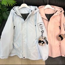 潮牌2025新款冲锋衣新款秋冬设计连帽外套机能防风户外夹克外套新