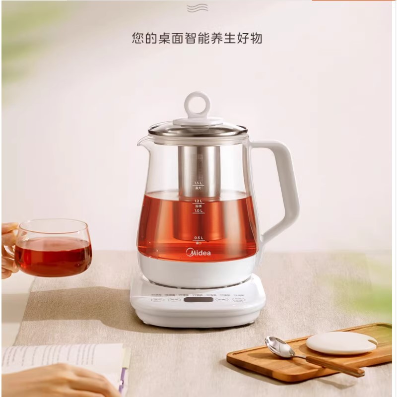 养生壶MK-Y12Q-Pro3煮茶器1.5LL家用多功能电水壶花茶壶滤网