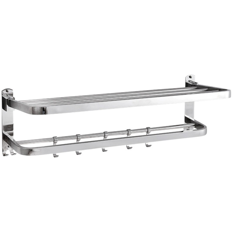 Multi-capa bastidores de acero inoxidable toalla rack baño Baño baño toalla rack inodoro espesado no-agujero rack al por mayor