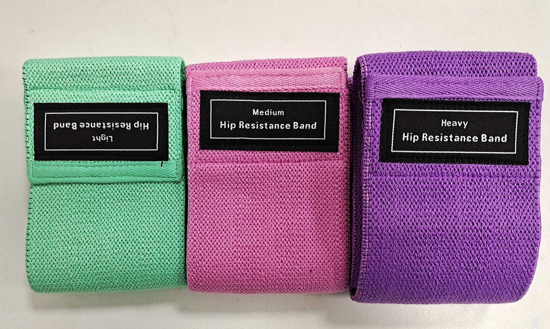 跨境专供瑜伽拉力带涤棉美臀圈深蹲阻力带编织健身弹力圈套装现货|ms