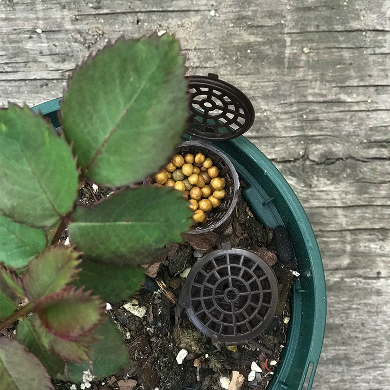 Домашний балкон в горшке с медленным высвобождением удобрения коробка с крышкой пластиковая корзина для удобрения садовые инструменты