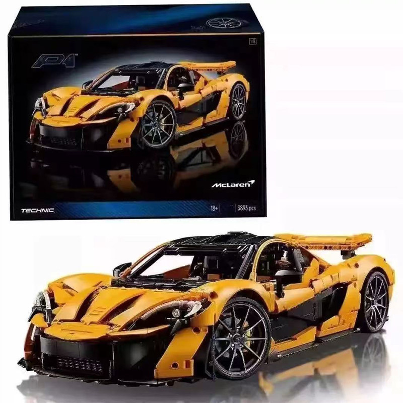 Compatible with Lego 42172 Flagship Mclaren P1 Building Block Sports Car Mechanical Assembly Model Boy Toy