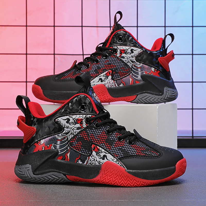 Scarpe da basket per bambini 2024 primavera nuove scarpe sportive e da allenamento professionali per ragazze con tessuto a rete antiscivolo_voghion.com