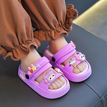 儿童凉鞋男女孩宝宝可爱防滑软底两穿二合一踩屎感外穿儿童拖鞋