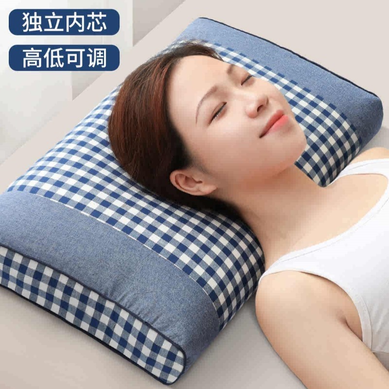 全粒そば枕、頸椎保護、睡眠補助、リバースアーチ矯正、男性専用枕芯、大人の睡眠補修、硬い枕|undefined