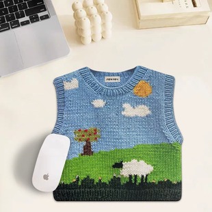 Hot Selling Cute Sweater Mouse Pad Office Dormitory High-Looking Computer Desk Pad Home Game Console Mouse Pad