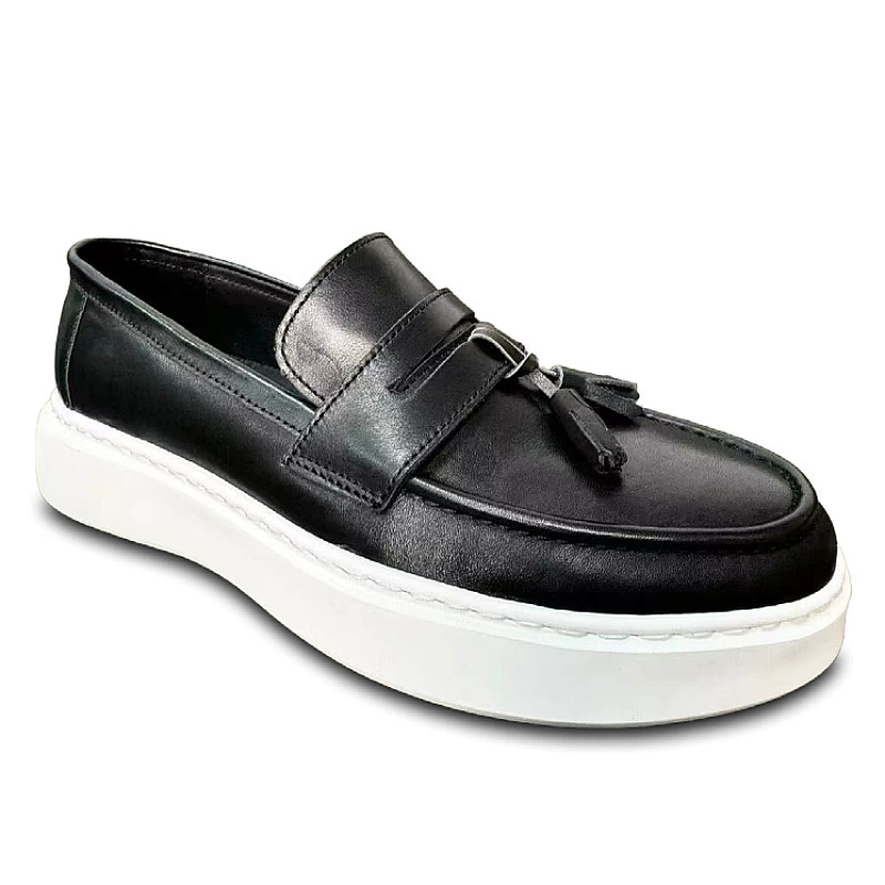 Бобовые ботинки Ленивые кожаные мужские туфли на мягкой подошве Lefu новые модные повседневные ботинки увеличивают мужские кожаные туфли