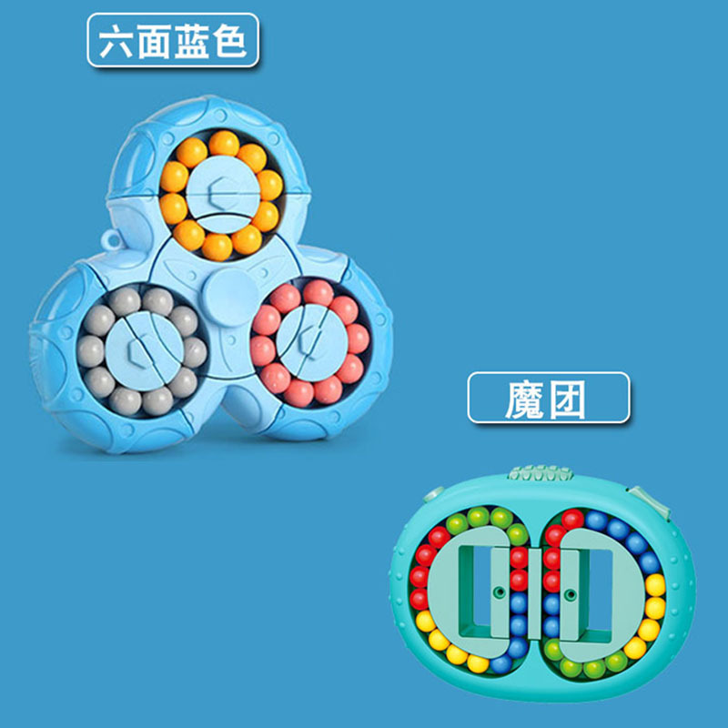 Estudiante de escuela primaria Cubo de Rubik inteligencia juguete dedo giroscopio aburrido artefacto de descompresión juguete educativo para niños regalo de jardín de infantes