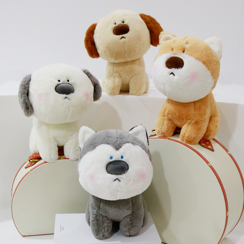 Seth Dudu ハンハン犬ぬいぐるみかわいいしゃがむ子犬布人形人形キャッチャーオーナメントギフト男性と女性用|undefined