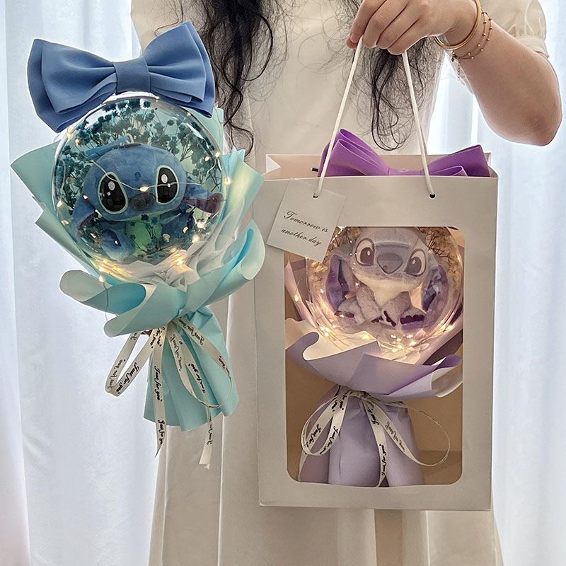 Stitch Birthday Gift for Women, Creative Couple, Special and Practical Valentine's Day Gift for Girlfriend and Boyfriend, Stitch Bouquet