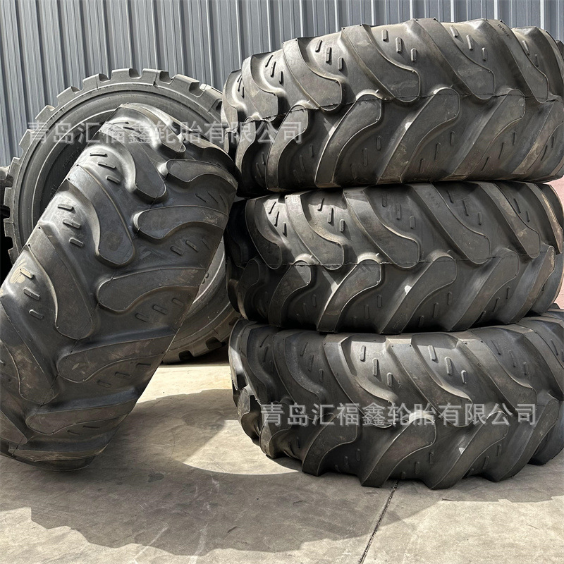 现货工程机械轮胎19.5L-24 俩头忙轮胎 可配内胎支持出口拼柜