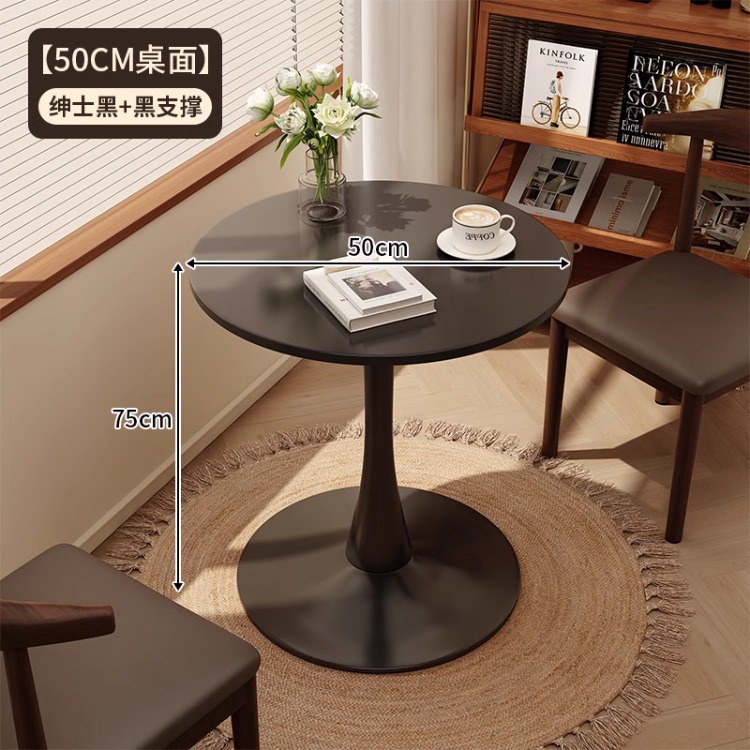 Mesa de centro, mesa de negociación de ocio, combinación de mesa y silla, sala de estar, mesa lateral para el hogar, mesa de café, balcón simple de tulipanes, mesa redonda pequeña