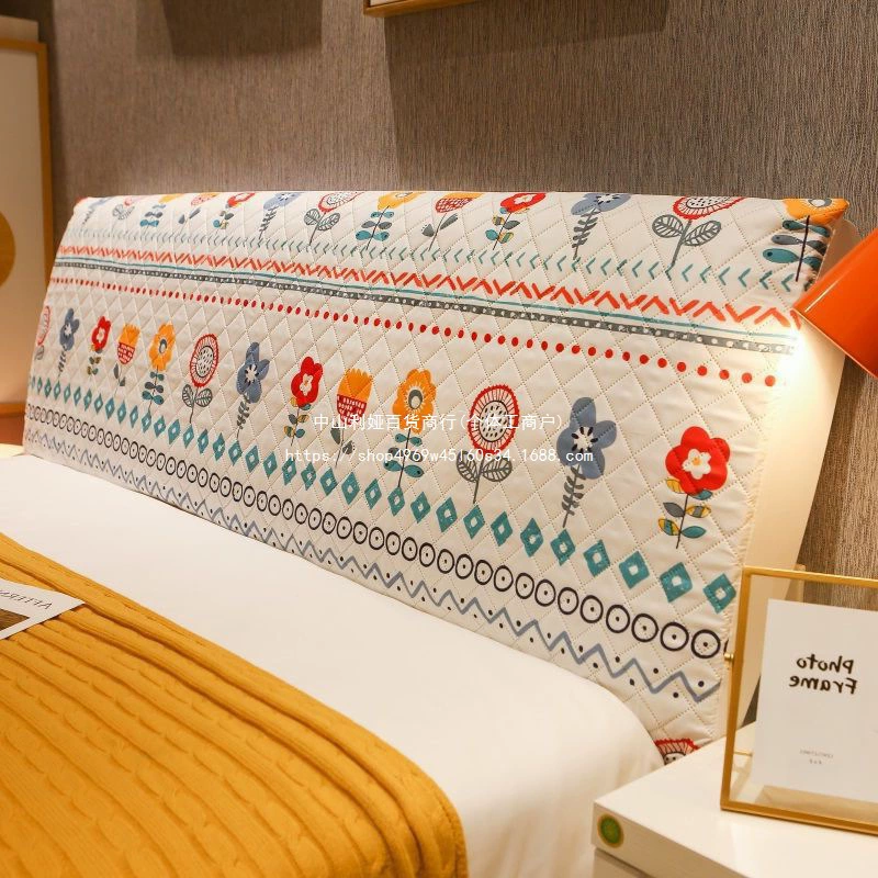 Ткань все включено чехол для кровати в скандинавском стиле защитный чехол для кровати деревянный чехол для головы мягкий зажим для хлопчатобумажной кровати