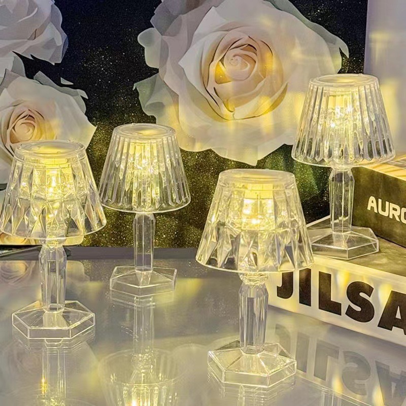 Ins-style mini mini table lamp cream glue DIY handmade decor gift creative ambiance bedside night light