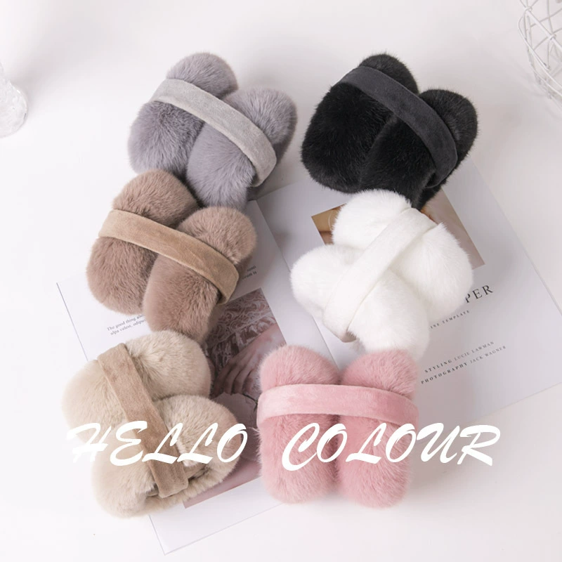 Детские тёплые наушники, милые складные earmuffs для мужчин и женщин для учащихся начальной школы, защита ушей