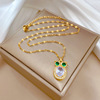Necklace stainless steel, universal chain for key bag , light luxury style, internet celebrity