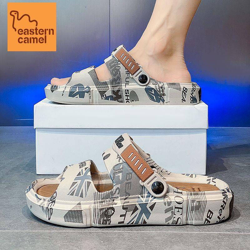 Oriental Camel Sandals Summer New Thick-Soled Comfortable Dual-Purpose Slippers for Outdoor Wear, Durable Sports Casual Slide Sandals