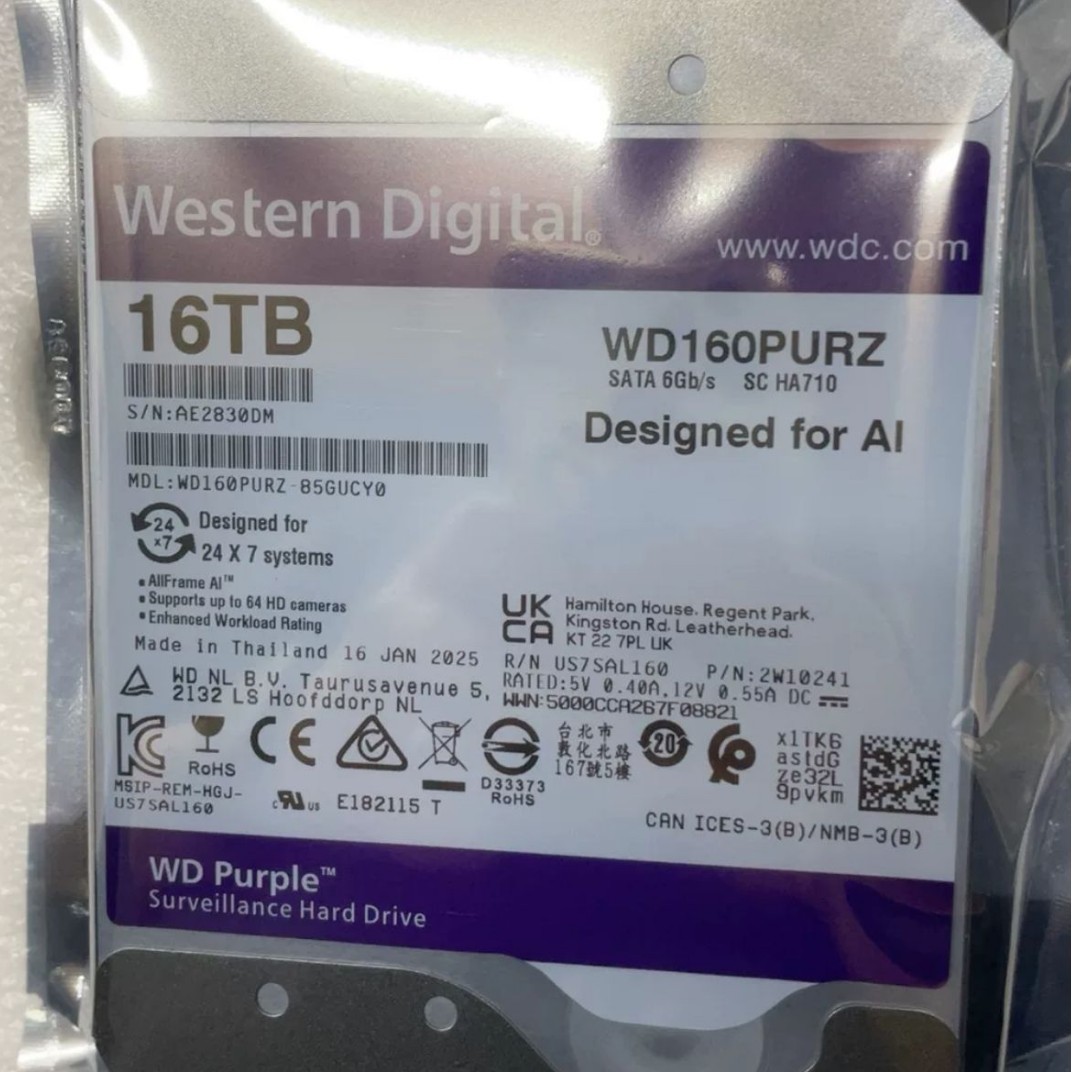 WD西数16T 硬盘4T/8T/16T/20T监控/机械/企业硬盘.希捷硬盘/西数