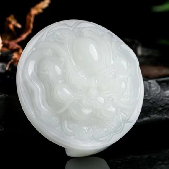 신장 컬러드 옥 벨트 버클 닭 피 돌 용 머리 벨트 버클 외부 몽골 옥 허리 버클 도미네어링 남성 모조 허톈 옥 버클 머리