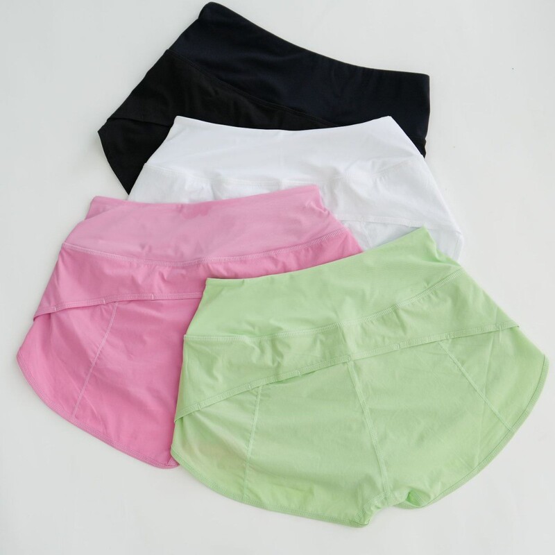 Lulu Sports High Waist Shorts 2.5 Fitness Yoga Clothes Quick-Drying Summer Breathable Speed up Running Pants for Women