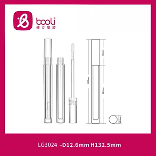 厂家定制圆形唇蜜唇釉唇彩空管唇釉瓶化妆品彩妆包材批发印logo