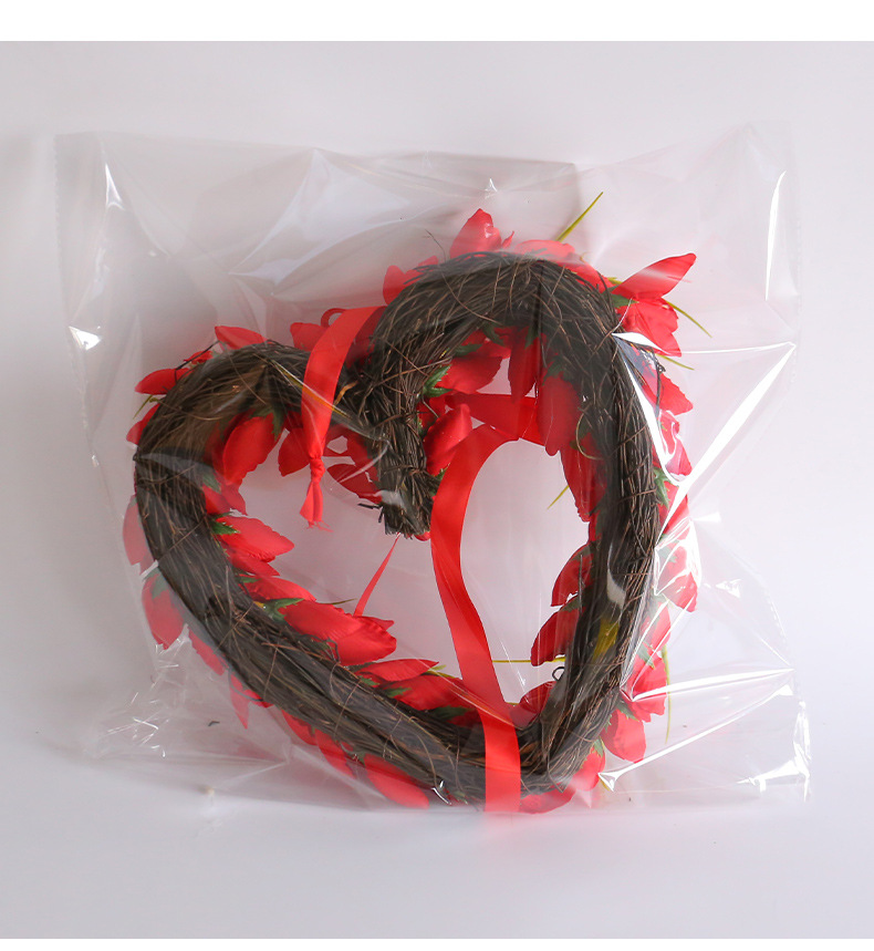 Valentinstag Einfacher Stil Herzform Kunststoff Polyester Zuhause Täglich Dekorative Requisiten display picture 4
