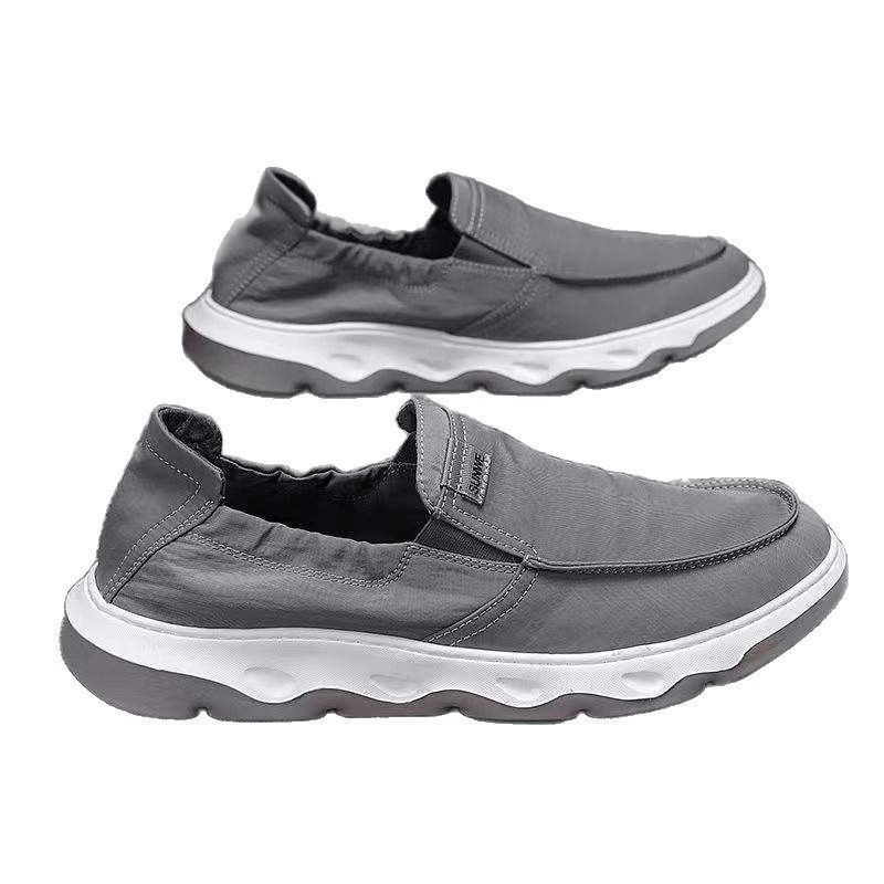 Men's Spring And Summer Breathable Old-style Cloth Shoes, Men's Fashion Trendy Youth Slip-on Versatile Casual Round-toe_vogvips.com