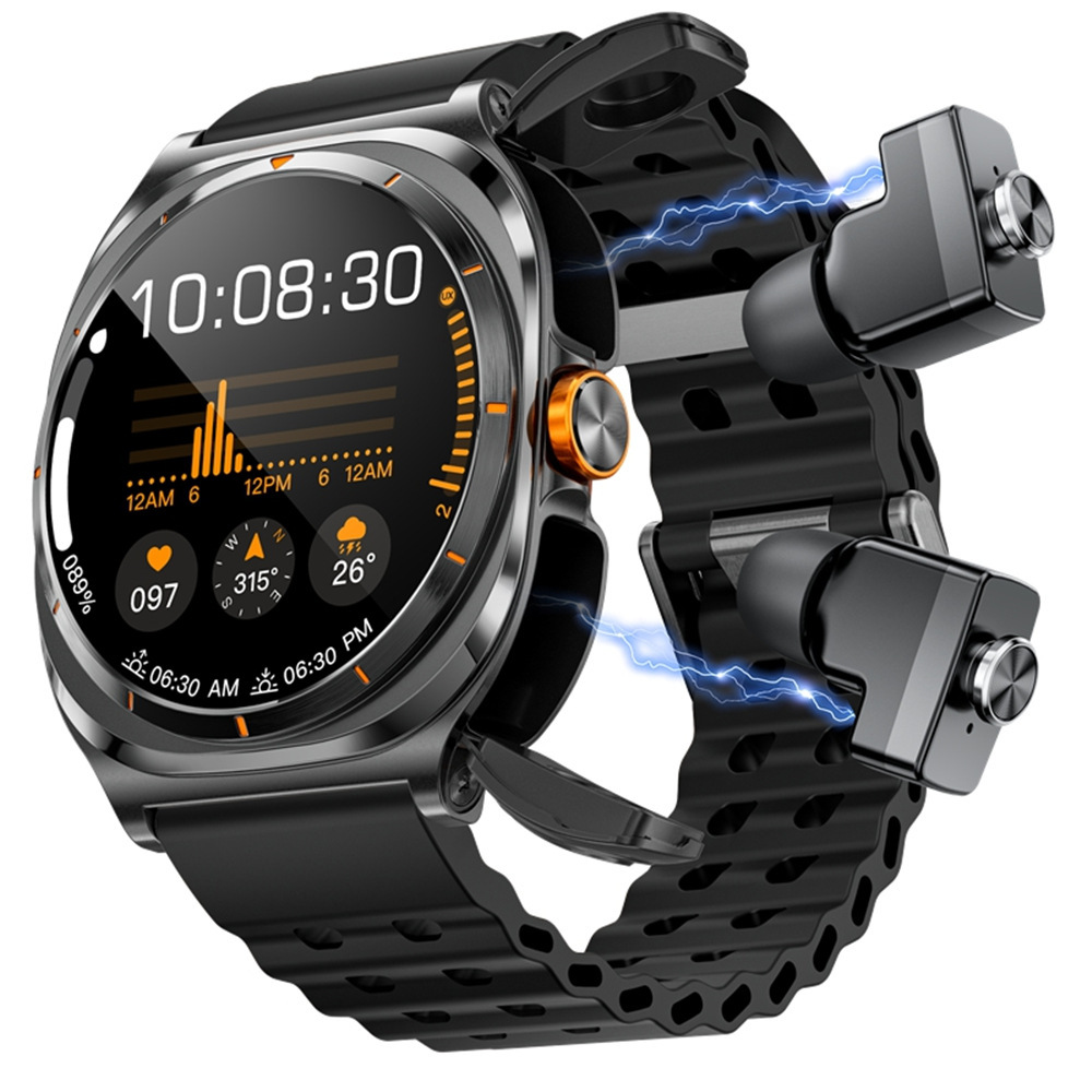Cross-border New Gt98 Headset Smart Watch Heart Rate Blood Oxygen...