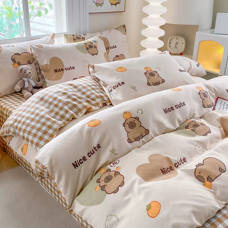 学生宿舍六件套床单人学生宿舍三件套宿舍床上六件套被套被子批发