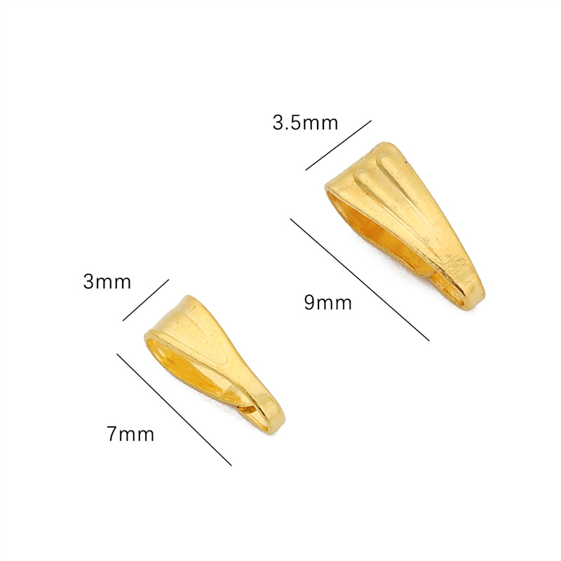 铁质瓜子扣挂爪扣叉扣错口瓜子扣吊坠扣项链坠扣DIY饰品配件材料