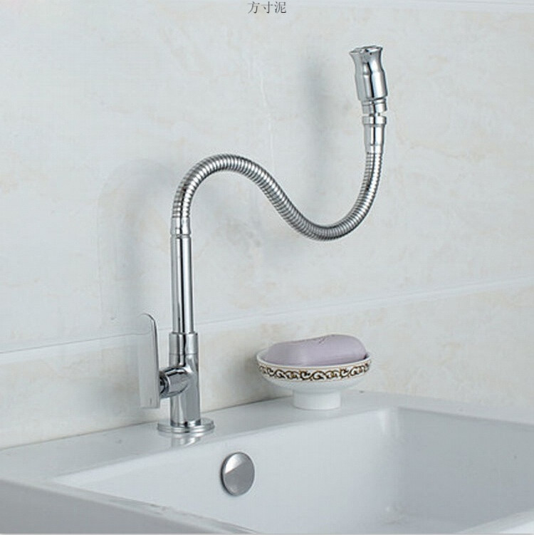 All-copper kitchen, stainless steel basin, water washing faucet, single-cold vegetable washing basin, balcony rotating sink faucet factory undefined