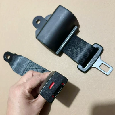 Car seat belt — Golf Cart Safety Belt - fully-enclosed-retractor-25cm-anti-accidental-opening-base-with-small-bean-sprout-tool