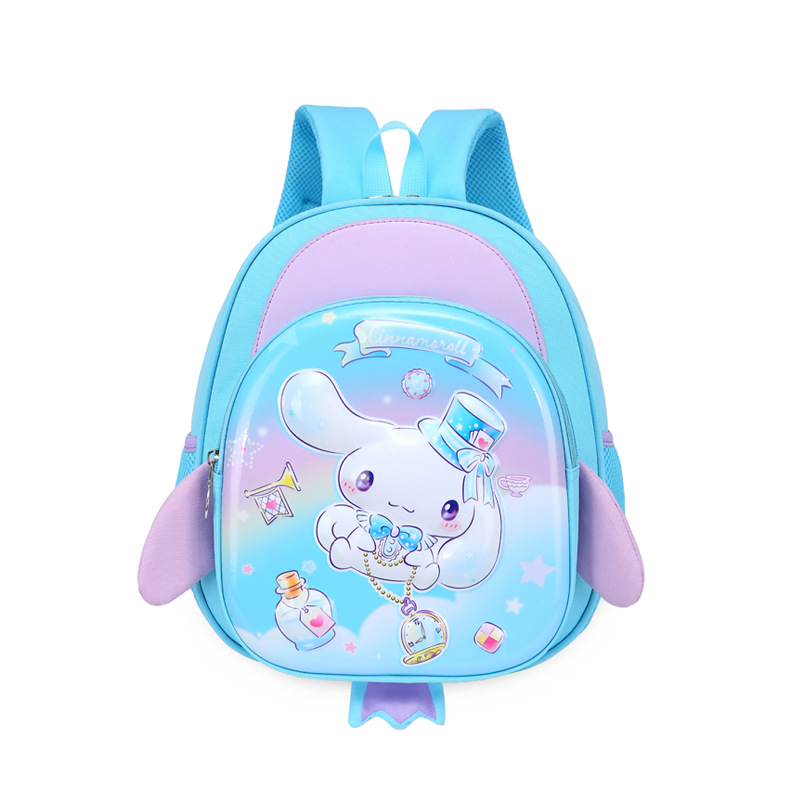 Mochila de jardín de infantes 3 - 6 años de edad Mochila para niños, mochila de cartón de dibujos animados, mochila de cáscara dura para niños y niñas