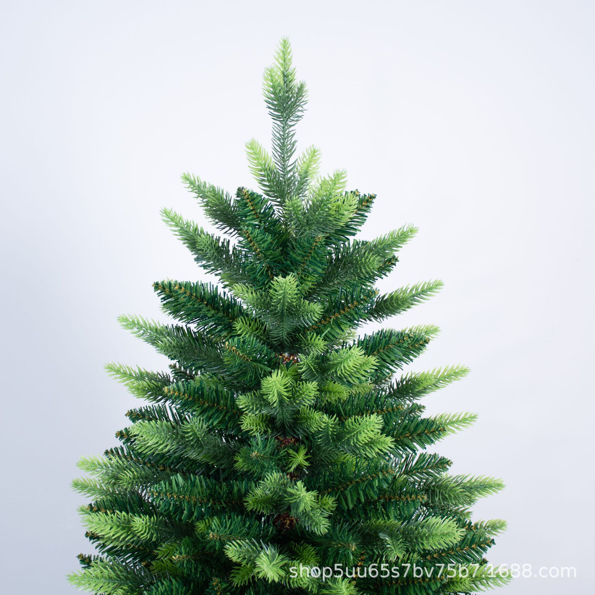 Nuevo árbol de Navidad tierno PE agudo árbol de Navidad grande decoración árbol de simulación verde cifrado árbol de Navidad automático