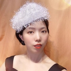 復古白色流蘇半帽發箍女氣質小帽子發卡女帶齒寬邊壓發布藝頭箍