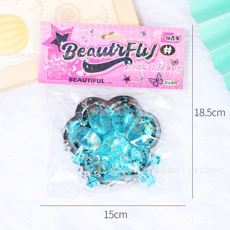 큰 별이 빛나는 하늘 고양이 발톱 4