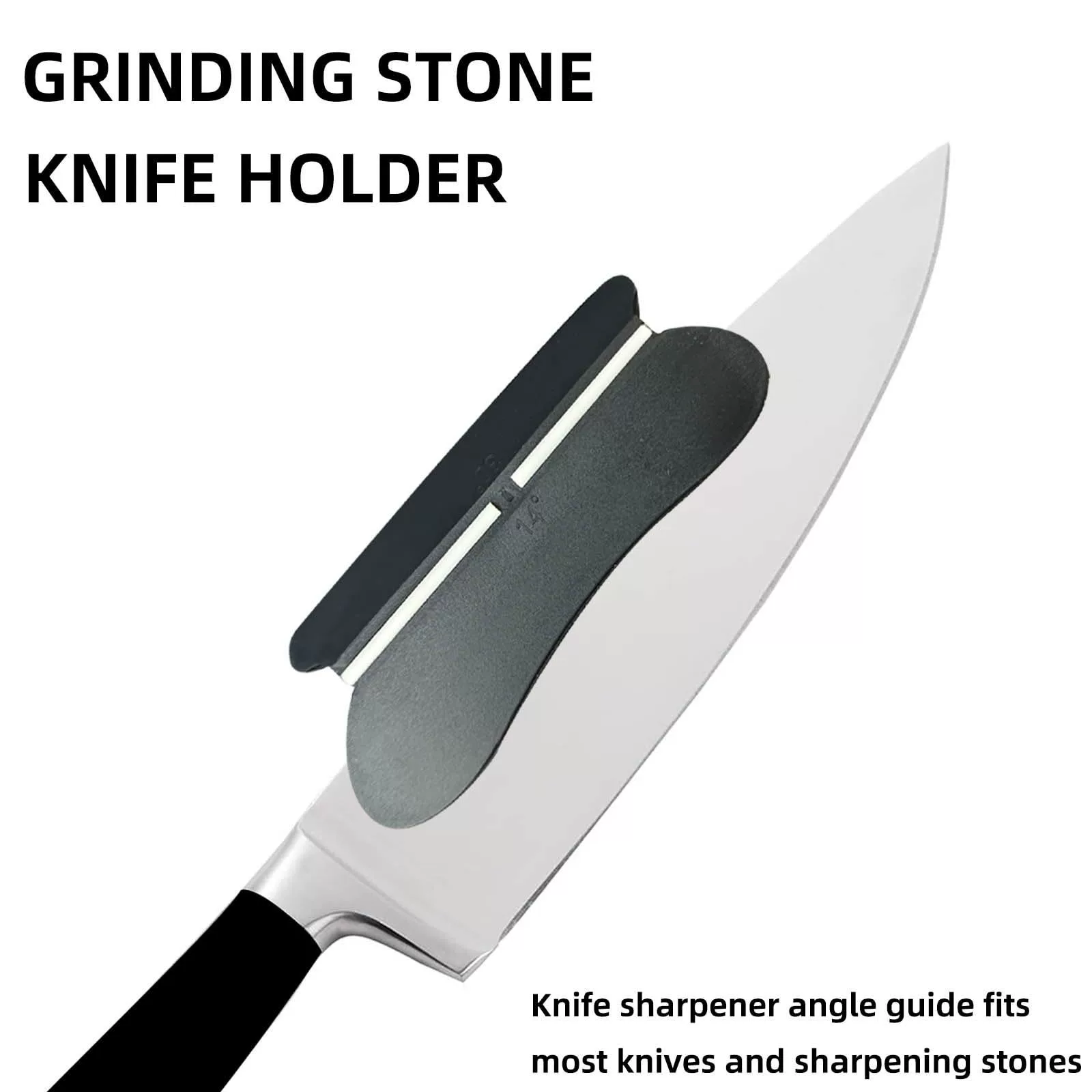 Knife holder household oilstone whetstone angle guide kitchen knife back angle knife holder abs resin ceramic